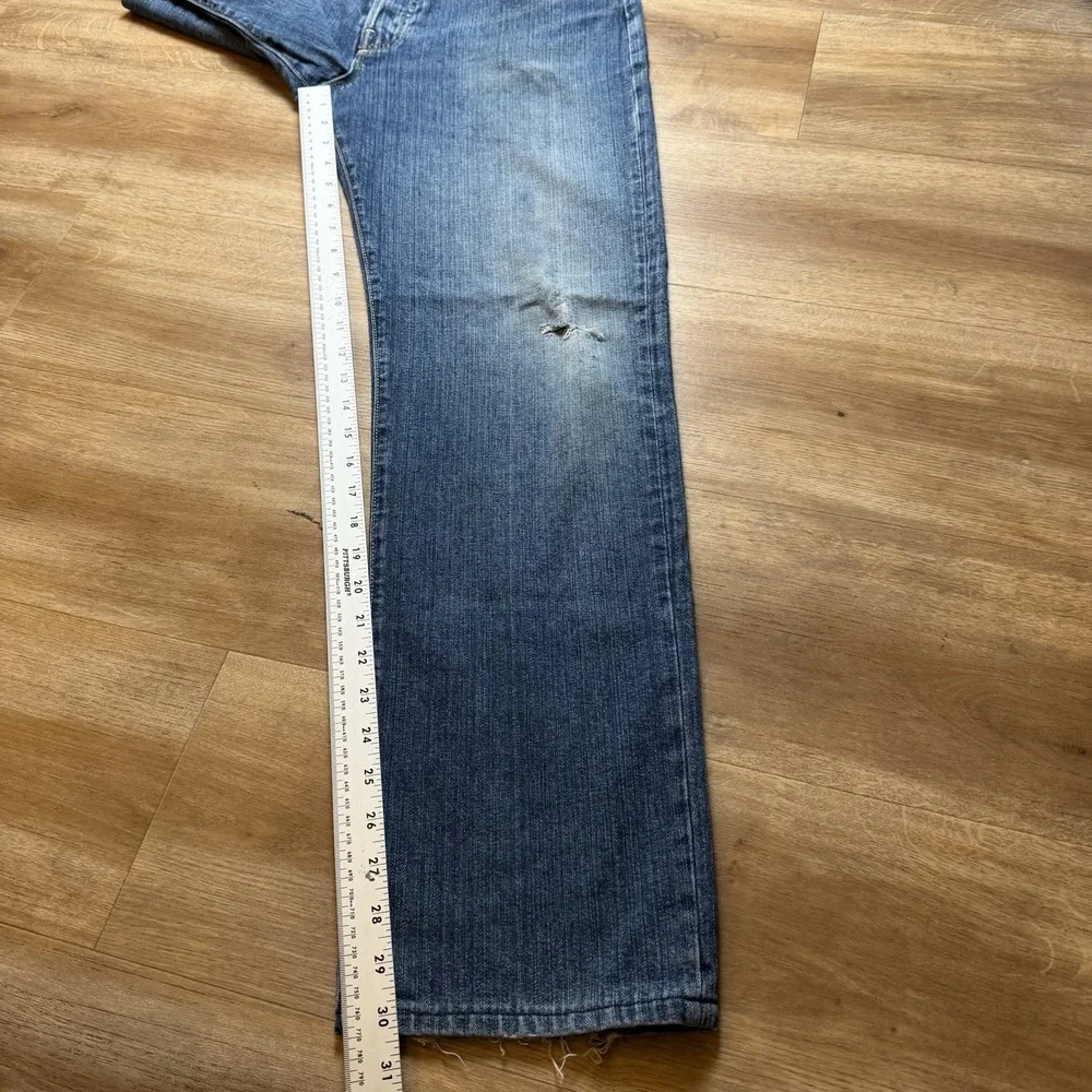 Vintage Diesel Fellow Jeans Men 30x30 Blue Straight Leg Distressed Italy (Tag33)